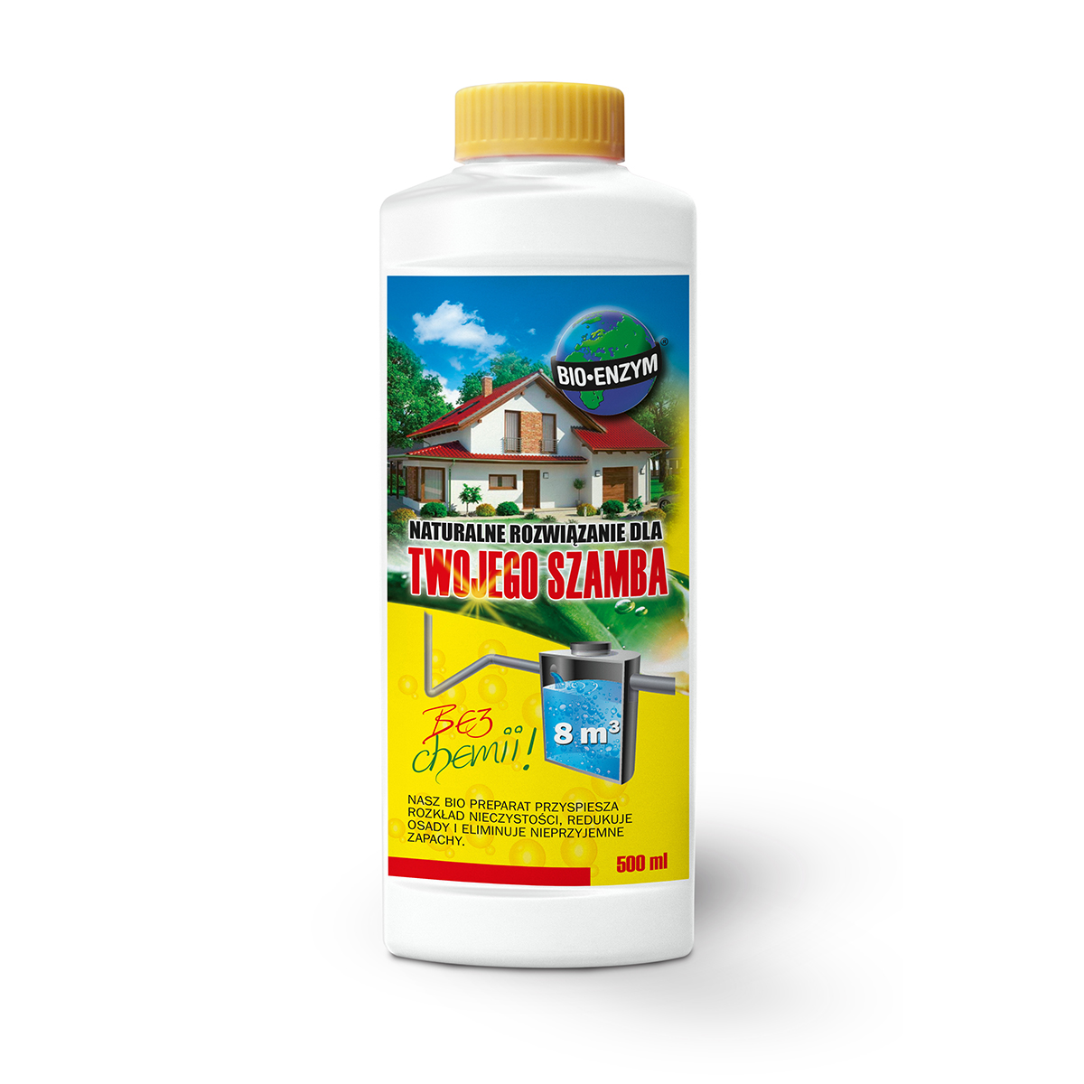 Roczna ochrona szamba – zestaw 12x 0,5 l